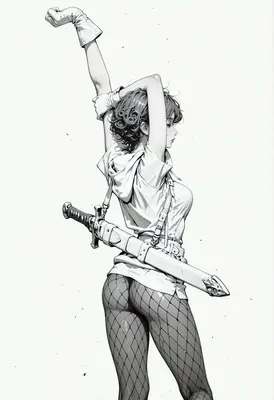 Warrior Stretching with Back-Mounted Blade