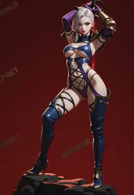 Silver Haired Warrior in Tactical Armor