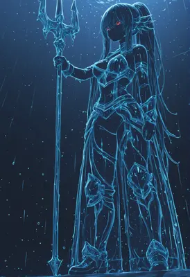 Ethereal Guardian of the Deep Sea