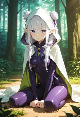Elf Maiden in the Enchanted Forest