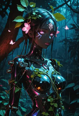 Cyborg Spirit in the Enchanted Forest