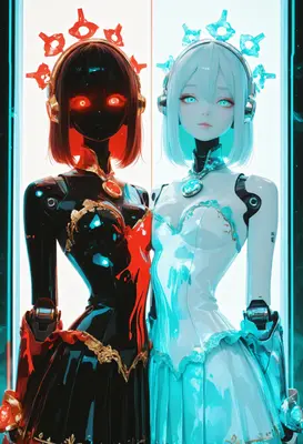 Duality of Red and Blue Androids