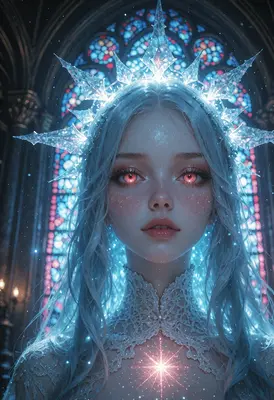 Crystalline Queen of Stained Glass