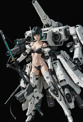 Cybernetic Archer and Heavy Mech Suit