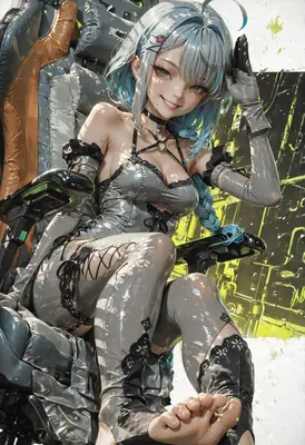 Cybernetic Beauty in the Command Chair