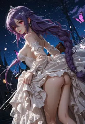 Elegant Sniper with Butterfly Accents