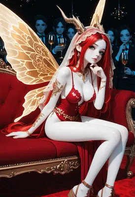 Ethereal Red Fairy at Gala