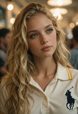 Radiant Blonde with Wavy Hair