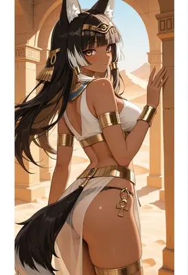 Desert Princess with Wolf Ears