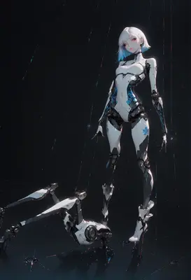 Cybernetic Android in the Digital Void