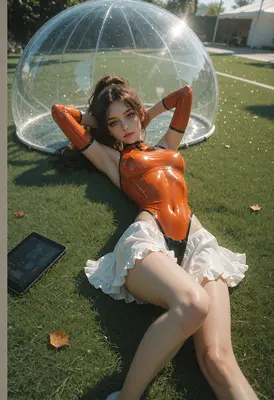 Relaxing in the Summer Garden