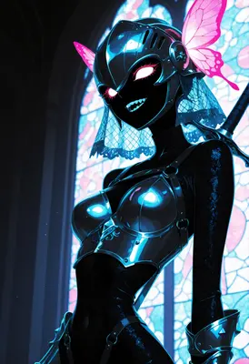 Shadow Knight with Butterfly Wings