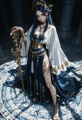 Goddess of the Celestial Blue Temple