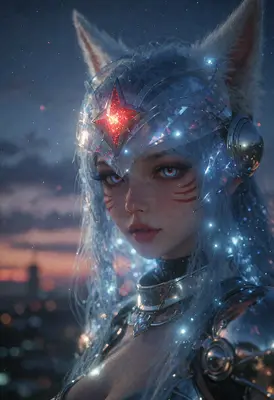 Starlight Kitsune Cybernetic Guardian