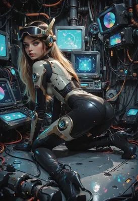 Cybernetic Pilot in a Dark Cockpit