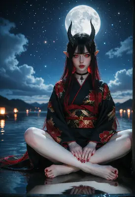 Demon Maiden Under The Full Moon