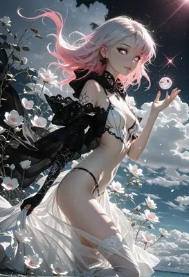 Ethereal Maiden with Floating Magic Orb