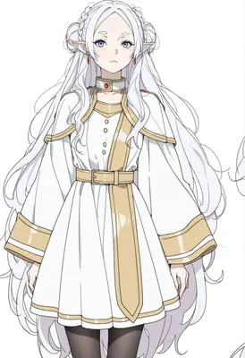 Ethereal Elf Mage in White Robes