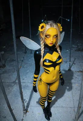 Enchanting Honey Bee Fairy Cosplay