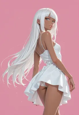 Elegant Radiance in White
