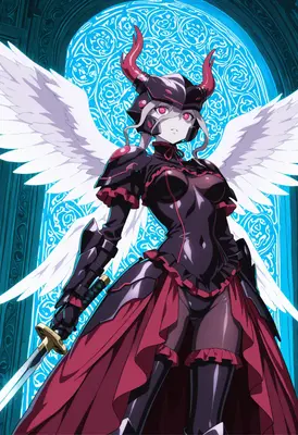 Armored Winged Demon Knight