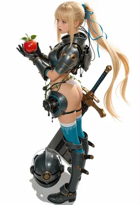 Steampunk Warrior With Forbidden Fruit