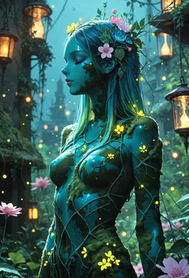 Ethereal Forest Spirit in Twilight