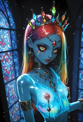 Stained Glass Queen of Prism