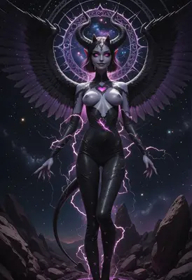 Celestial Succubus Queen of Dark Lightning