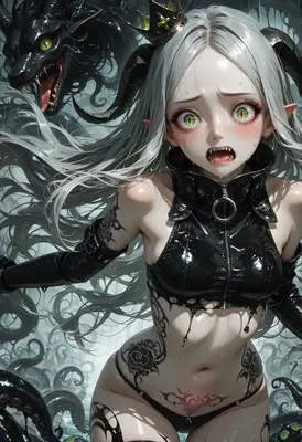 Demon Queen and Her Shadow Beast