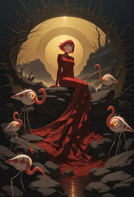 Crimson Queen and the Eyed Avatars