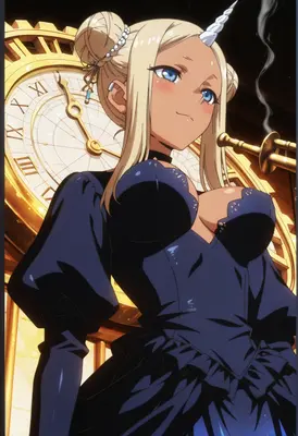 Clockwork Maiden with a Horn