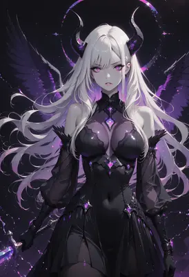 Ethereal Fallen Angel With Dark Blade