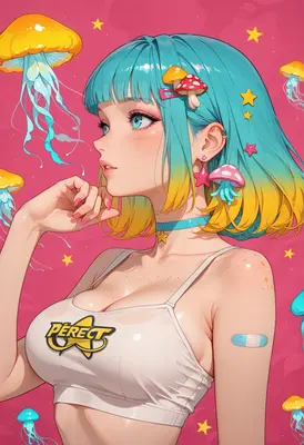 Cosmic Jellyfish Dream Girl