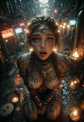 Mystic Ritual in the Rain