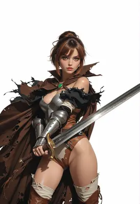 Battle Worn Warrior with Greatsword