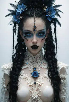 Ethereal Queen of Blue Roses