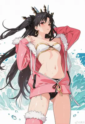 Summer Queen with Ocean Waves