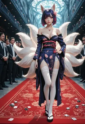 Kitsune Queen on the Red Carpet