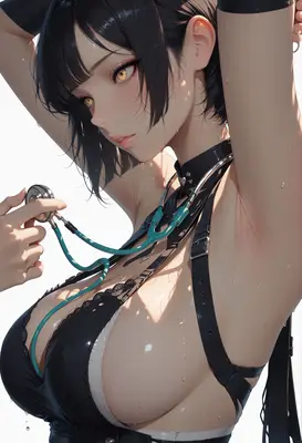 Wet Nurse With A Stethoscope