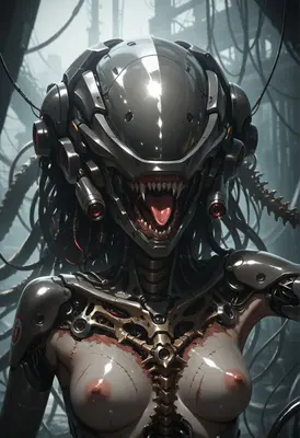 Feral Cybernetic Predator in the Shadows