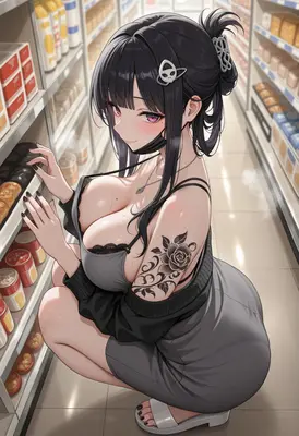 Late Night Grocery Store Encounter