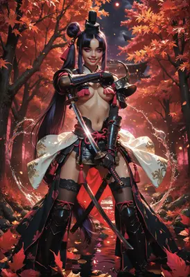 Autumn Blade Warrior in Crimson Forest