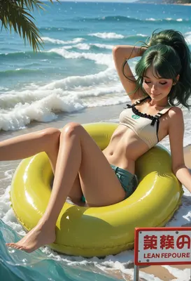 Relaxing Summer Day at the Beach