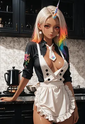 Unicorn Chef in the Kitchen