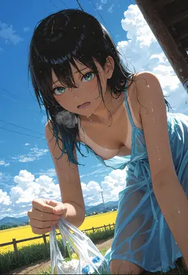 Summer Rain Over Yellow Fields