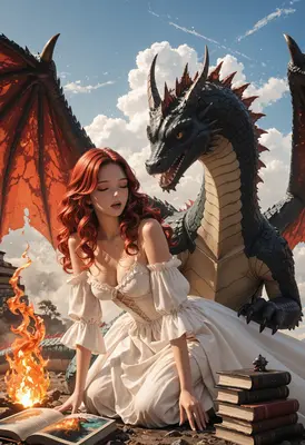 The Redheaded Mage and Her Dragon