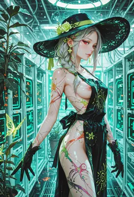 Cybernetic Witch in the Data Server