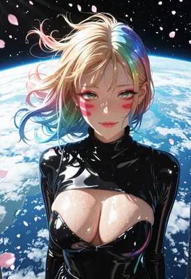 Celestial Beauty Among the Stars