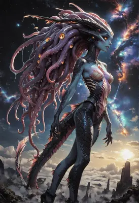 Cosmic Tentacled Entity of the Heavens